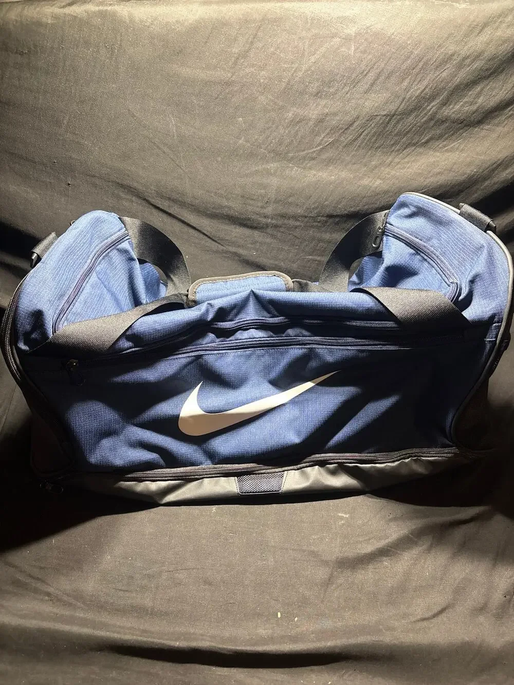 Nike Duffel Gym Bag Travel Brasilia 9.5 Training (Medium, 60L) DH7710-410 Navy
